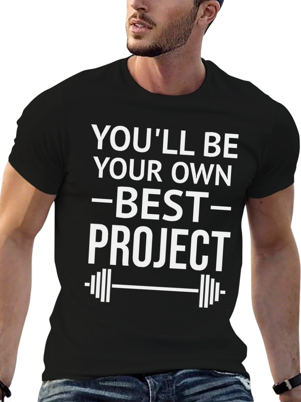 Best Project Graphic T-Shirt Workout Motivational Tee