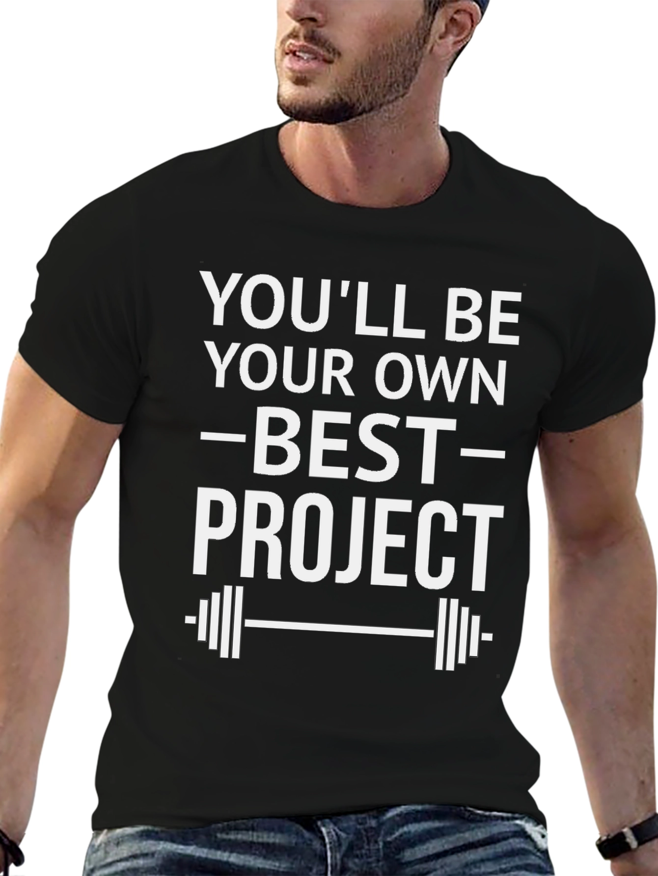 Best Project Graphic T-Shirt Workout Motivational Tee