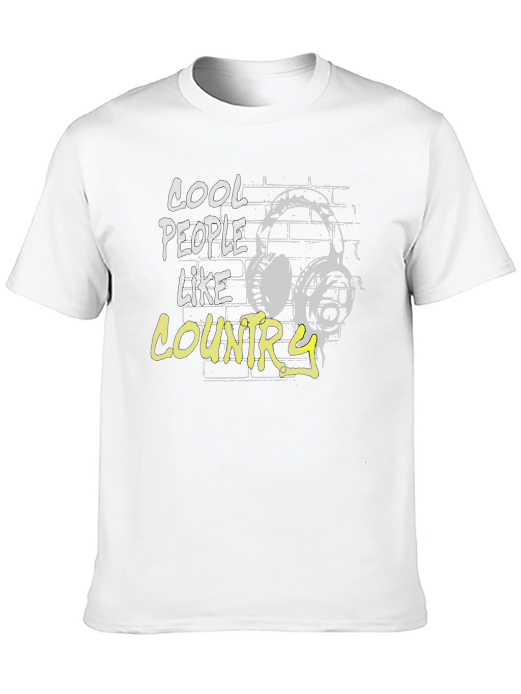 Cool People Like Country Music Graphic Tee
