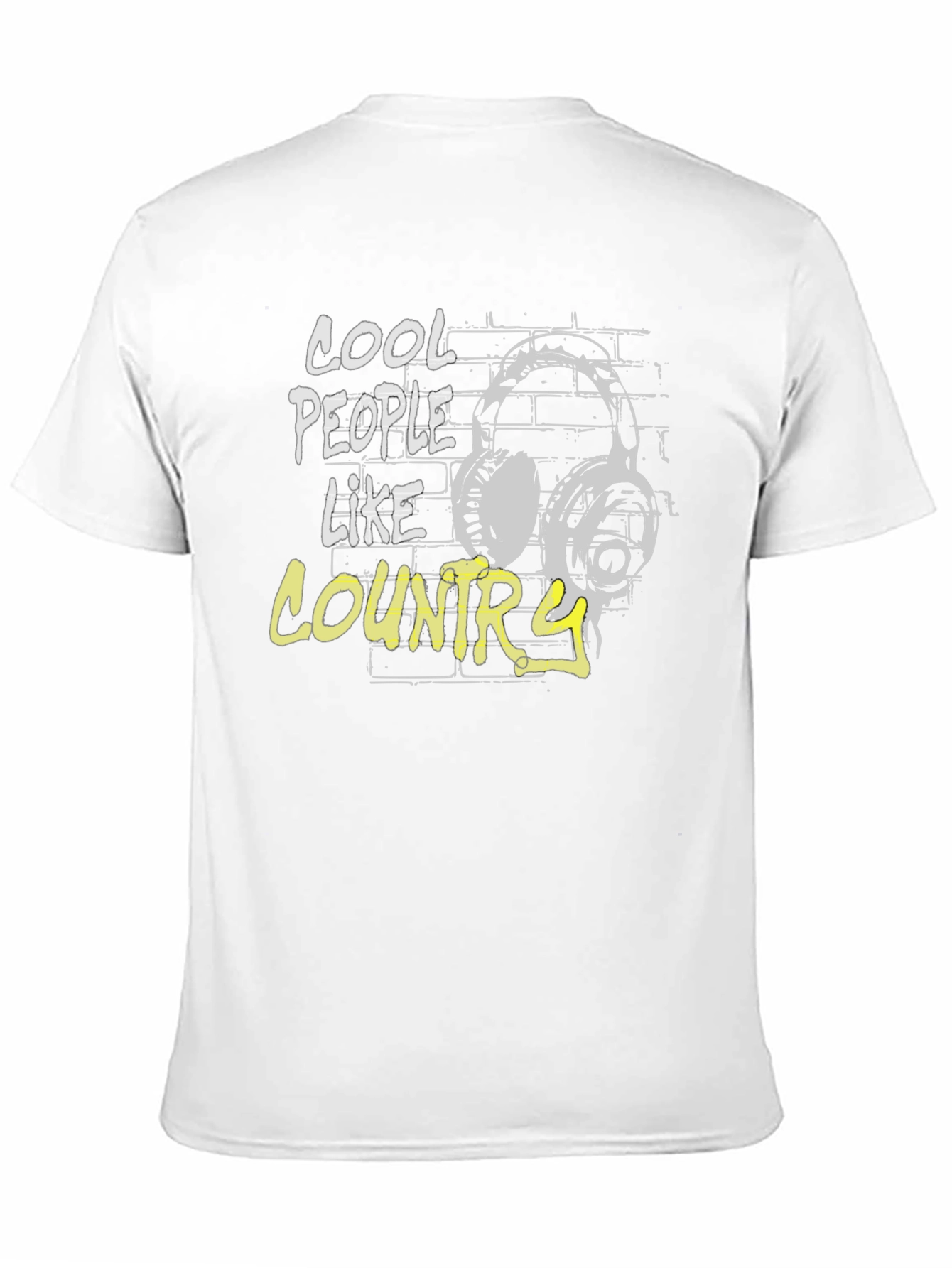 Cool People Like Country Music Graphic Tee