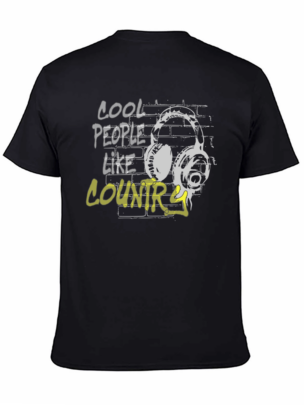 Cool People Like Country Music Graphic Tee