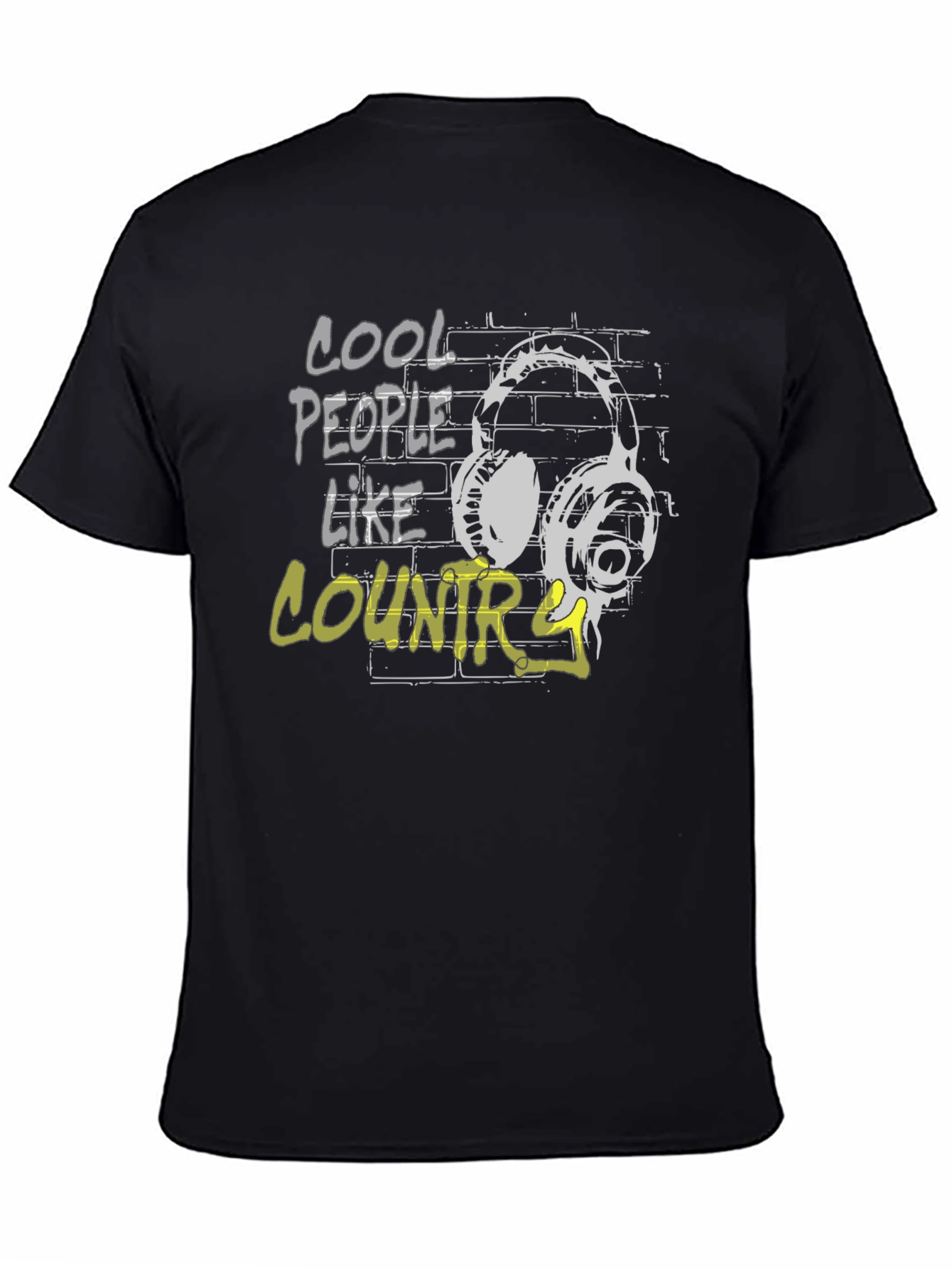Cool People Like Country Music Graphic Tee