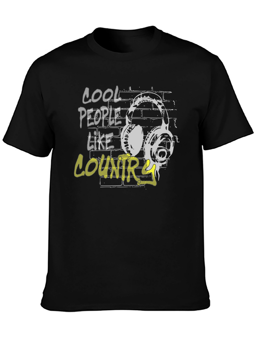 Cool People Like Country Music Graphic Tee