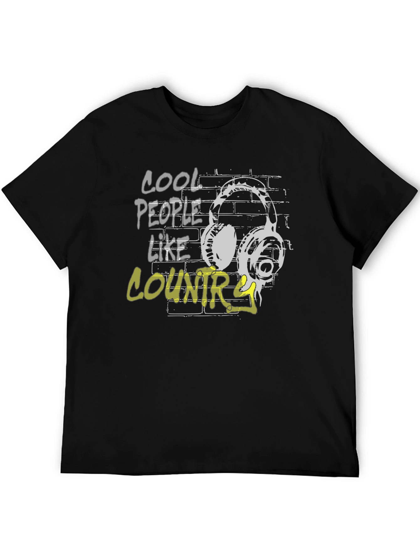 Cool People Like Country Music Graphic Tee