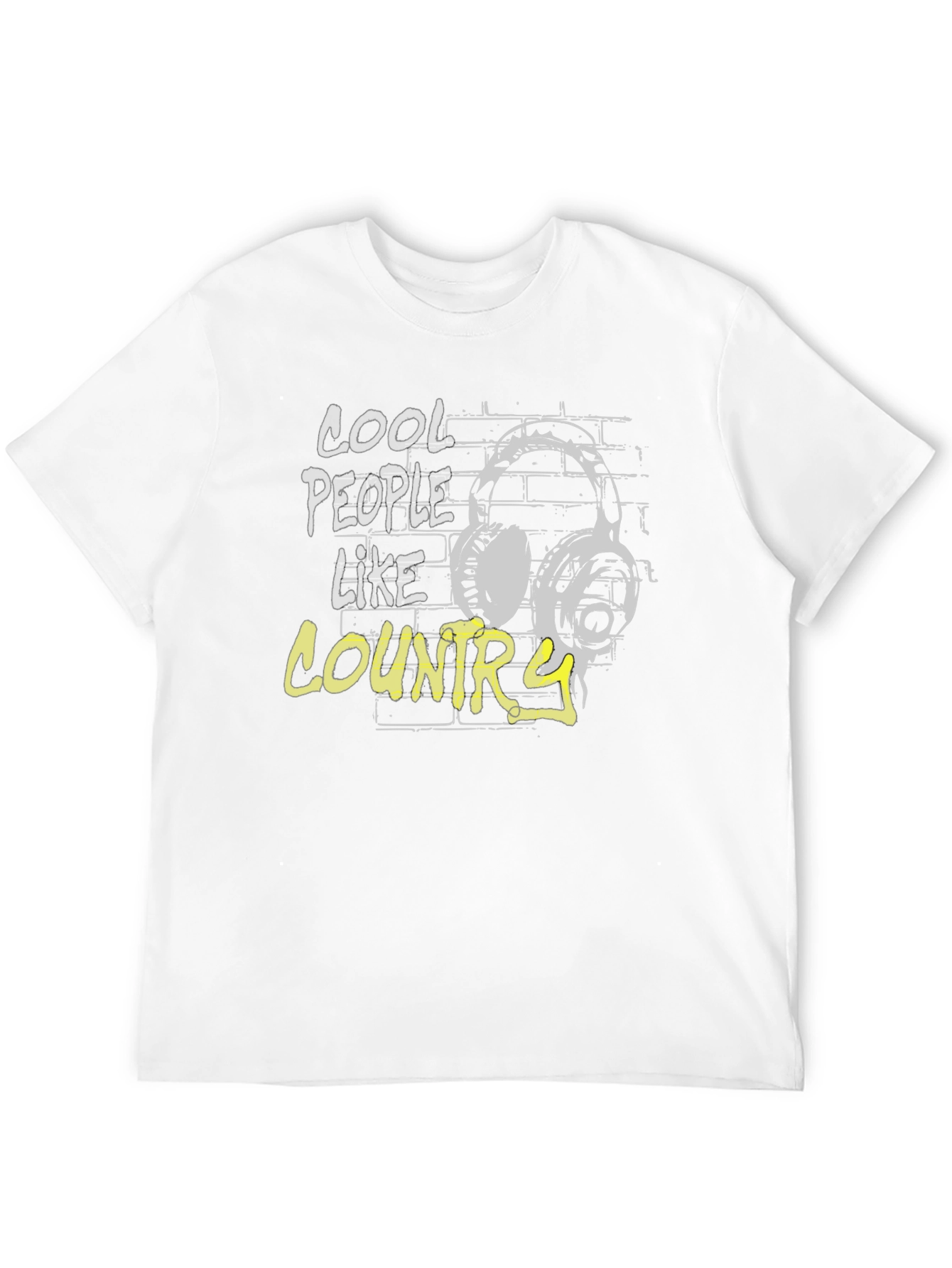 Cool People Like Country Music Graphic Tee