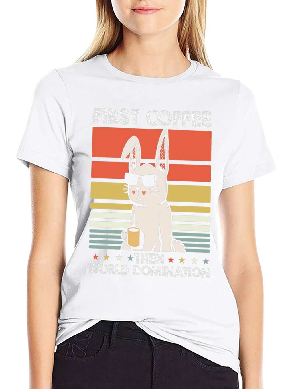 First Coffee Then World Domination T-Shirt
