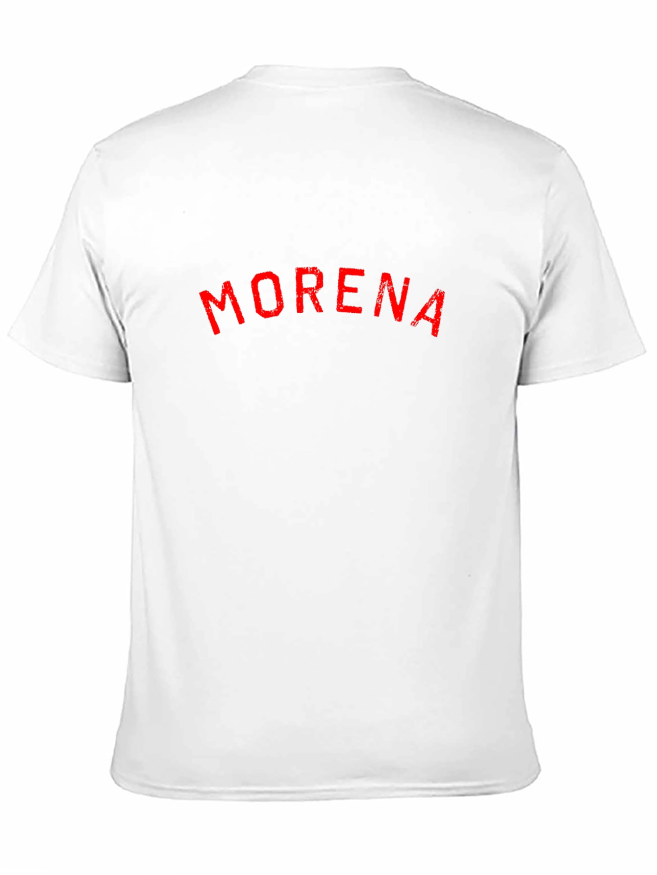 MORENA Graphic T-Shirt - Distressed Print Casual Wear
