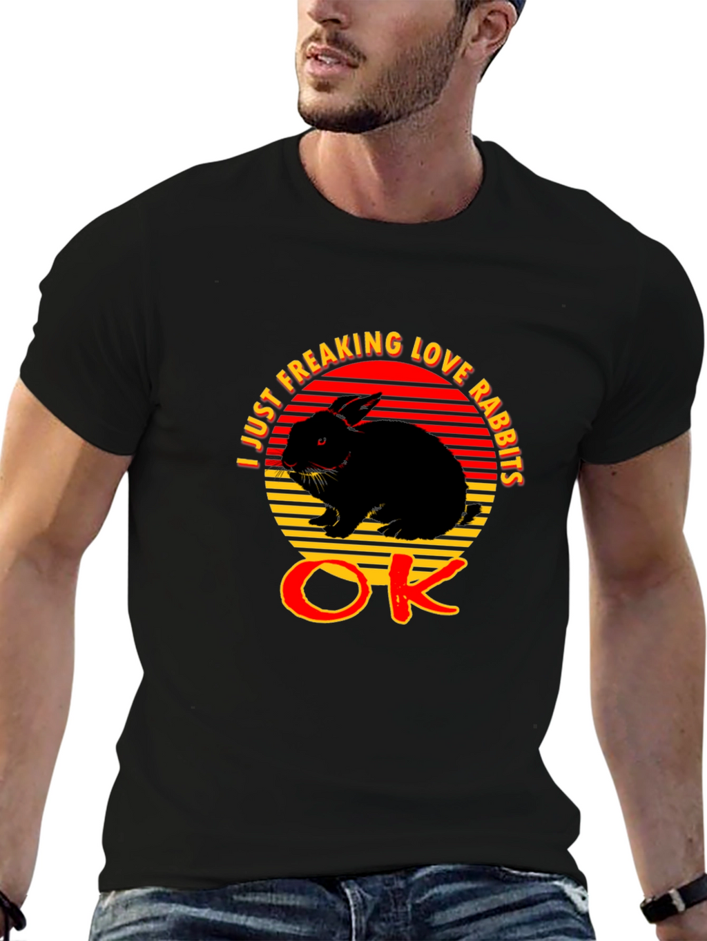 I Love Rabbits T-Shirt - Unisex Graphic Tee
