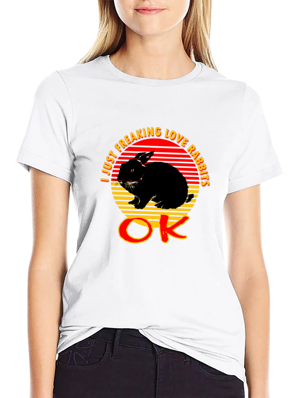 I Love Rabbits T-Shirt - Unisex Graphic Tee