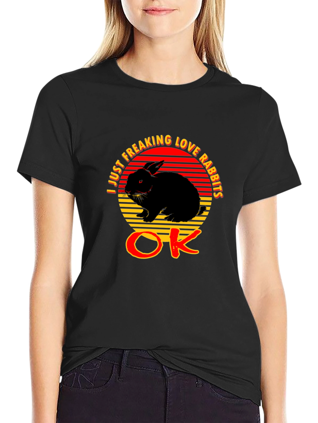 I Love Rabbits T-Shirt - Unisex Graphic Tee
