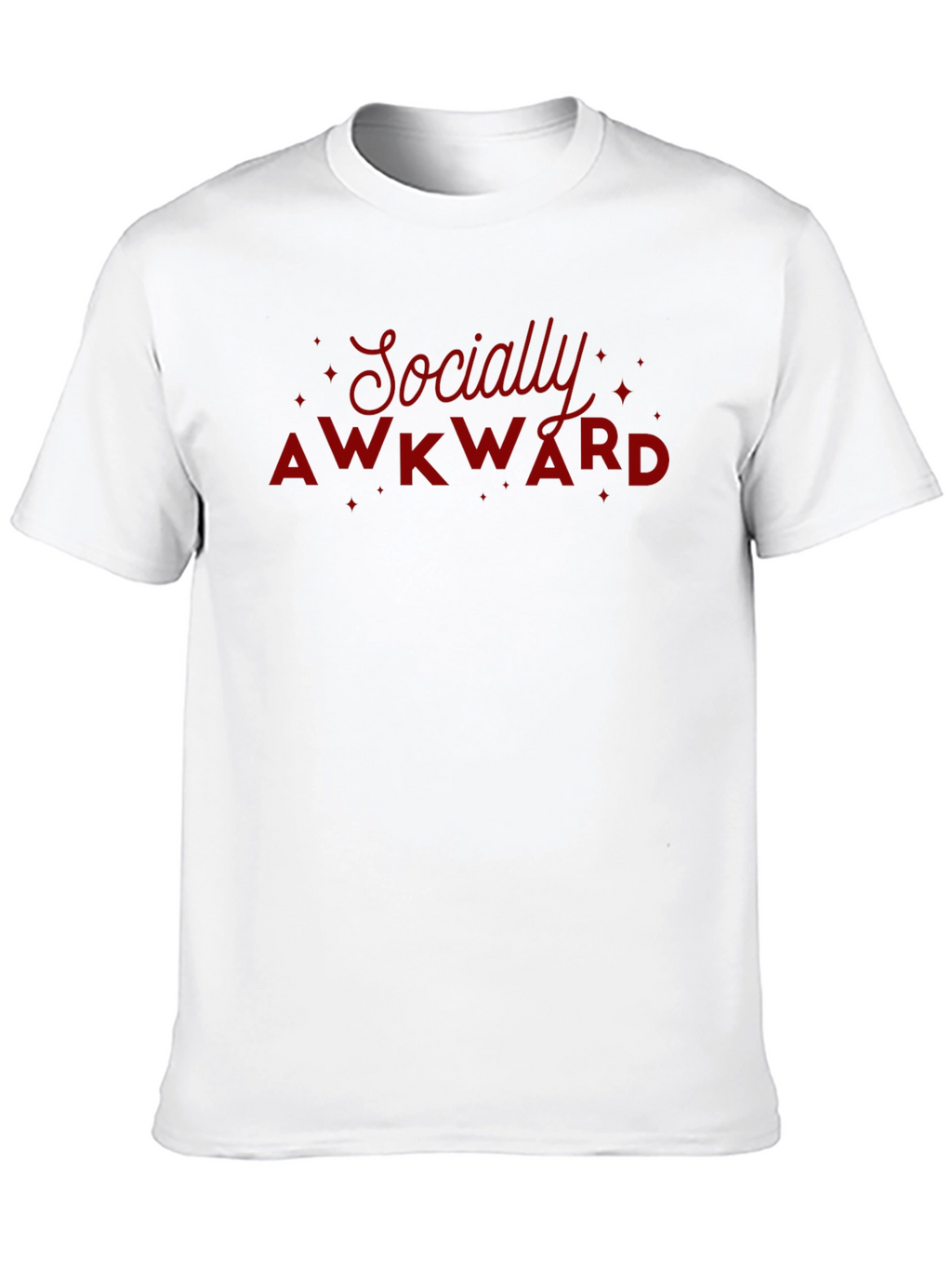 Socially Awkward Graphic T-Shirt - Dark Tee