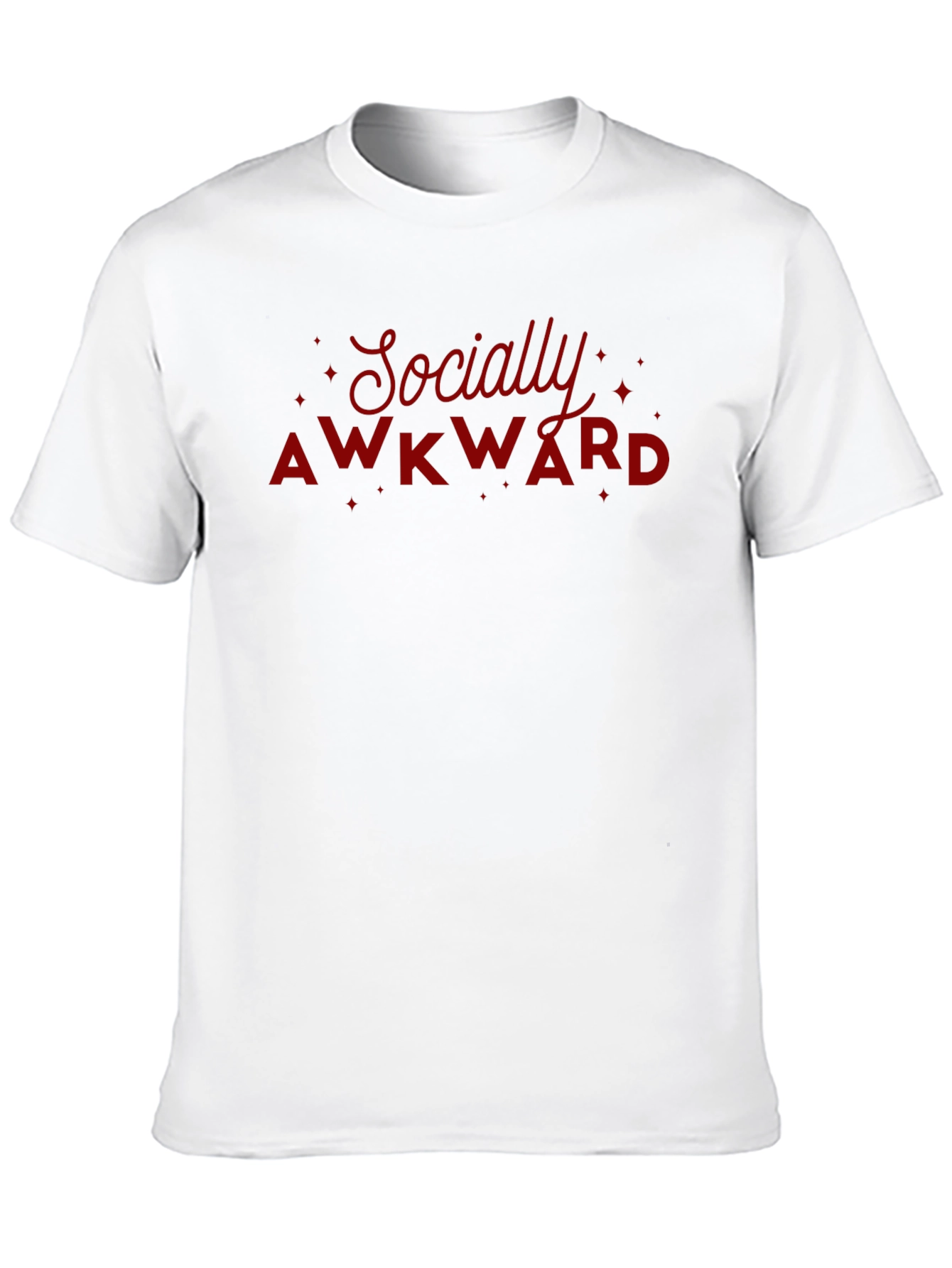 Socially Awkward Graphic T-Shirt - Dark Tee