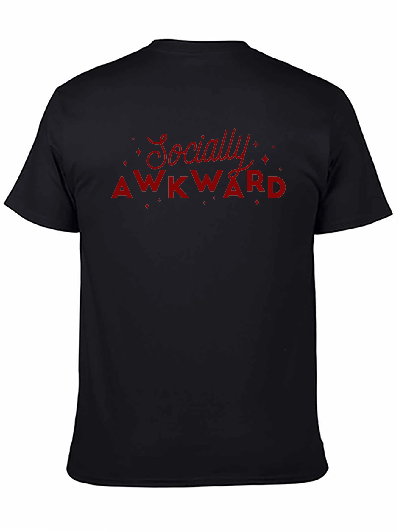 Socially Awkward Graphic T-Shirt - Dark Tee