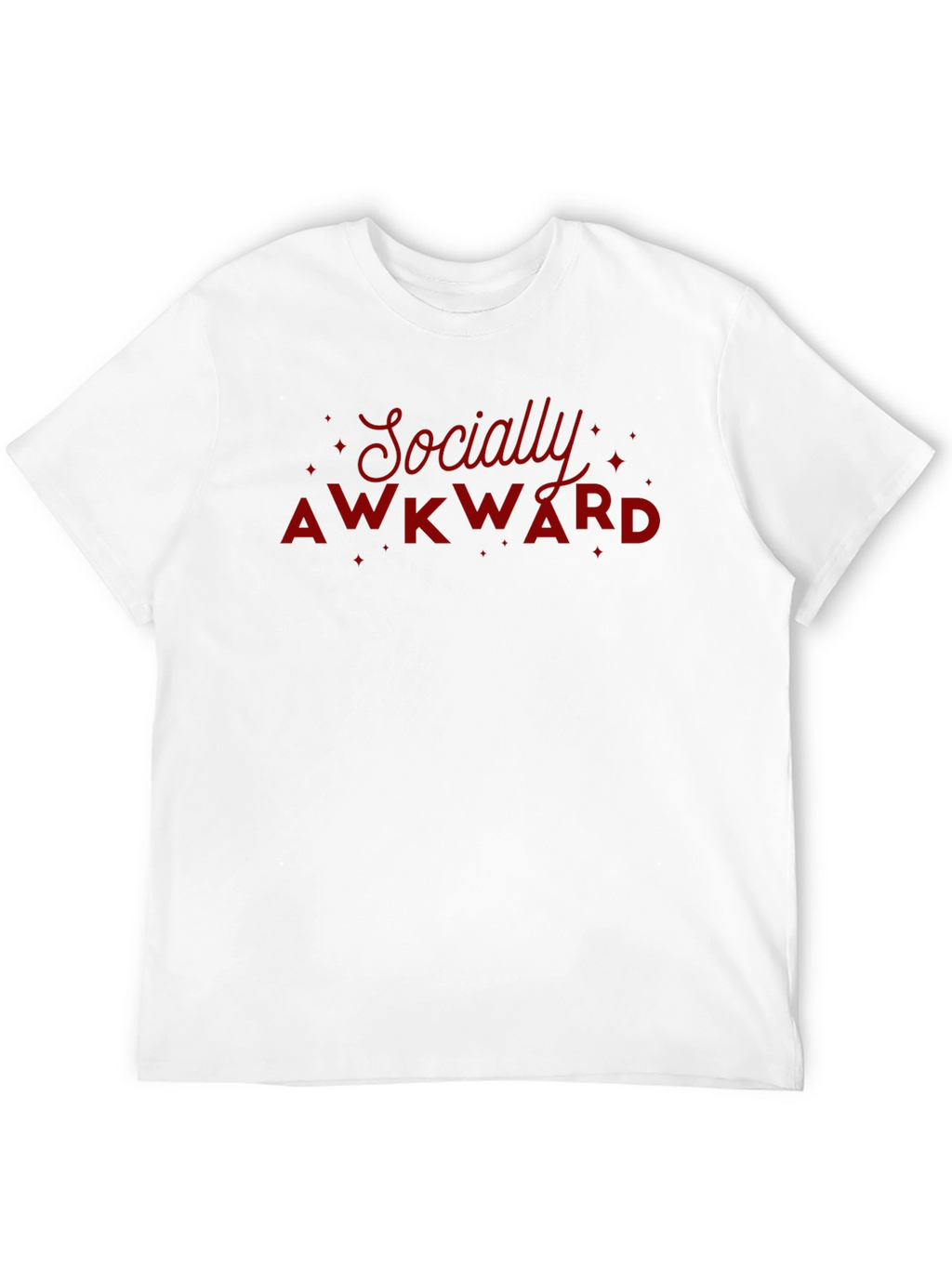 Socially Awkward Graphic T-Shirt - Dark Tee