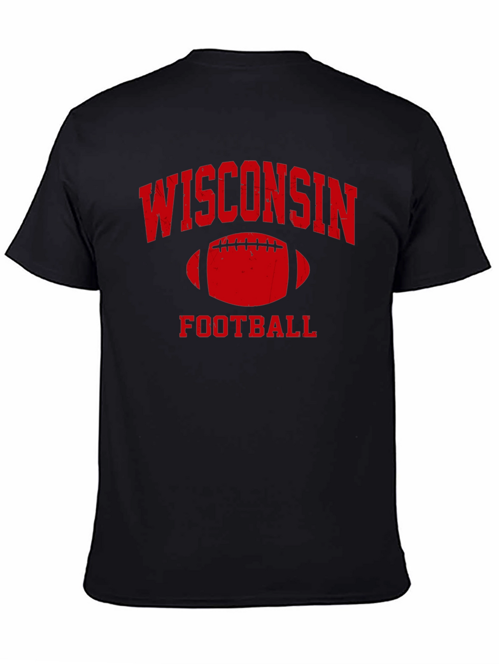 Wisconsin Football Black T-Shirt