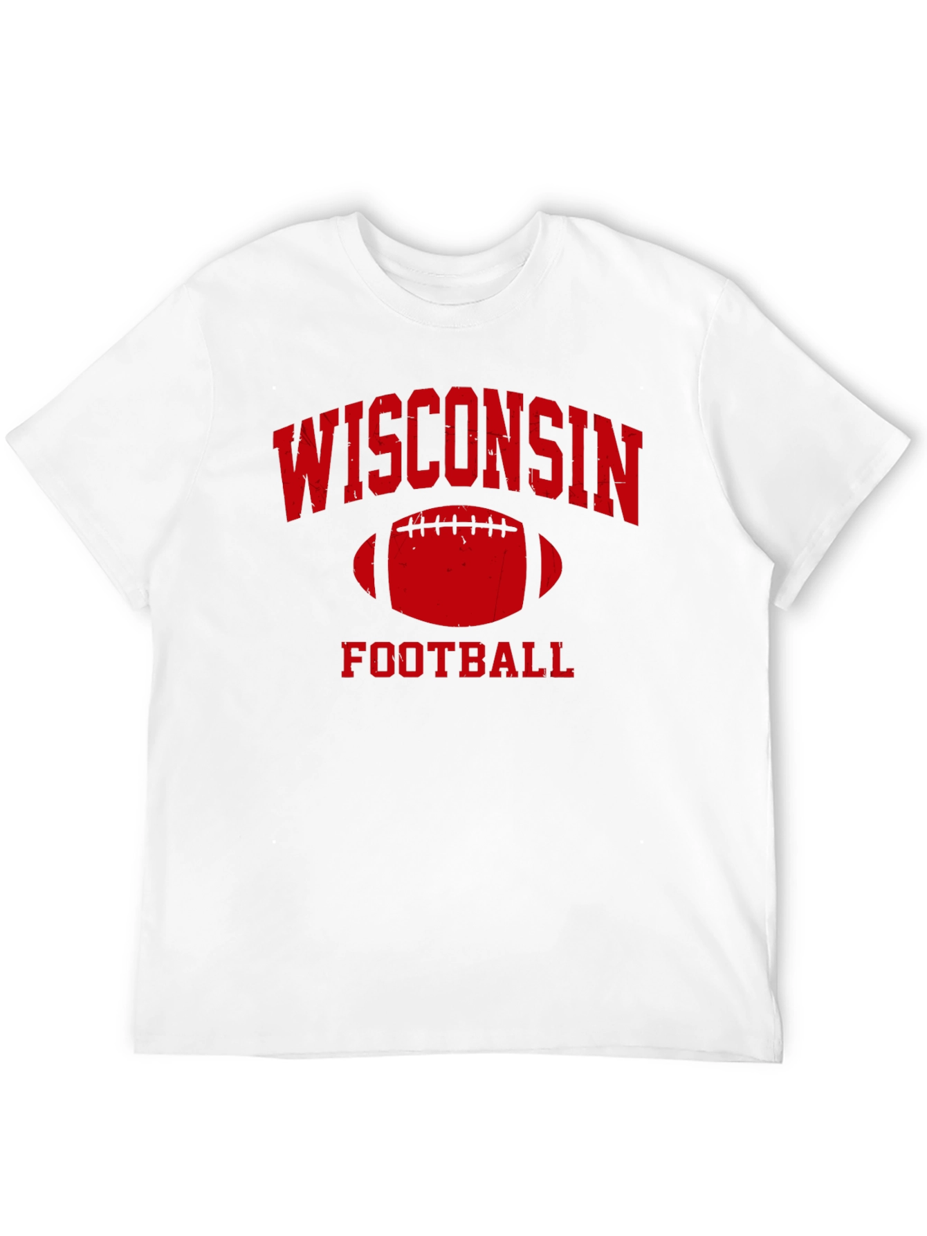Wisconsin Football Black T-Shirt