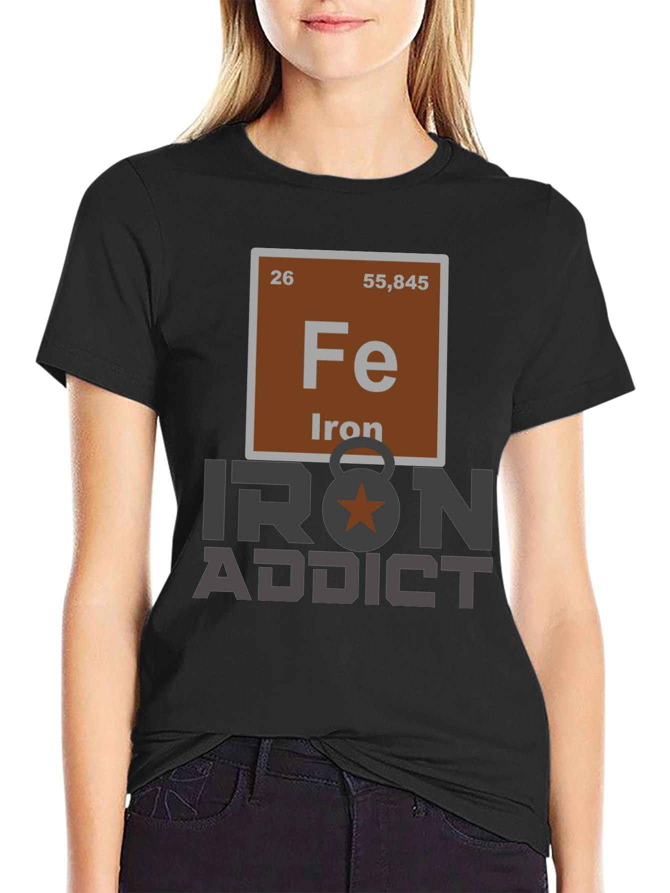 Iron Addict T-Shirt - Periodic Table Design