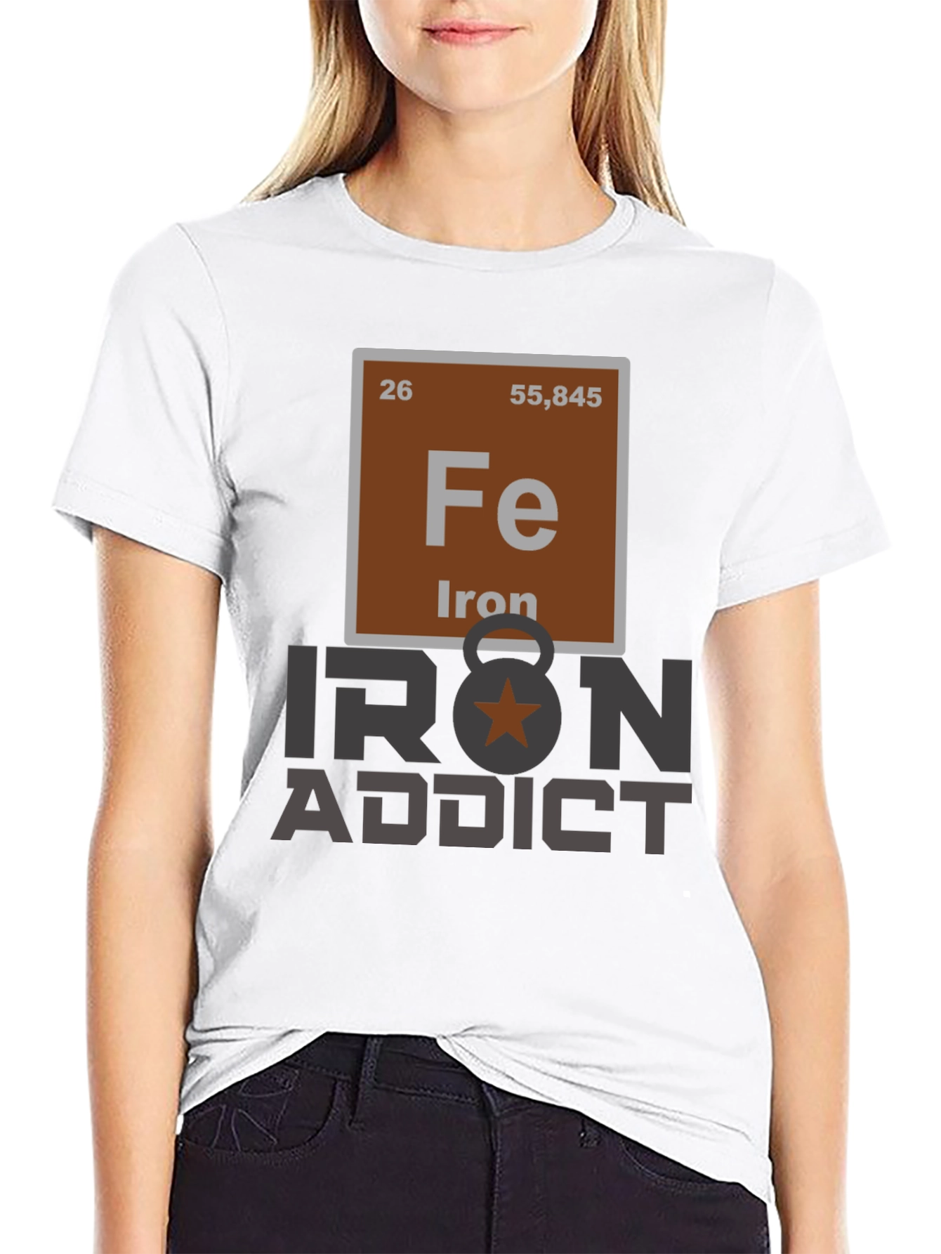 Iron Addict T-Shirt - Periodic Table Design