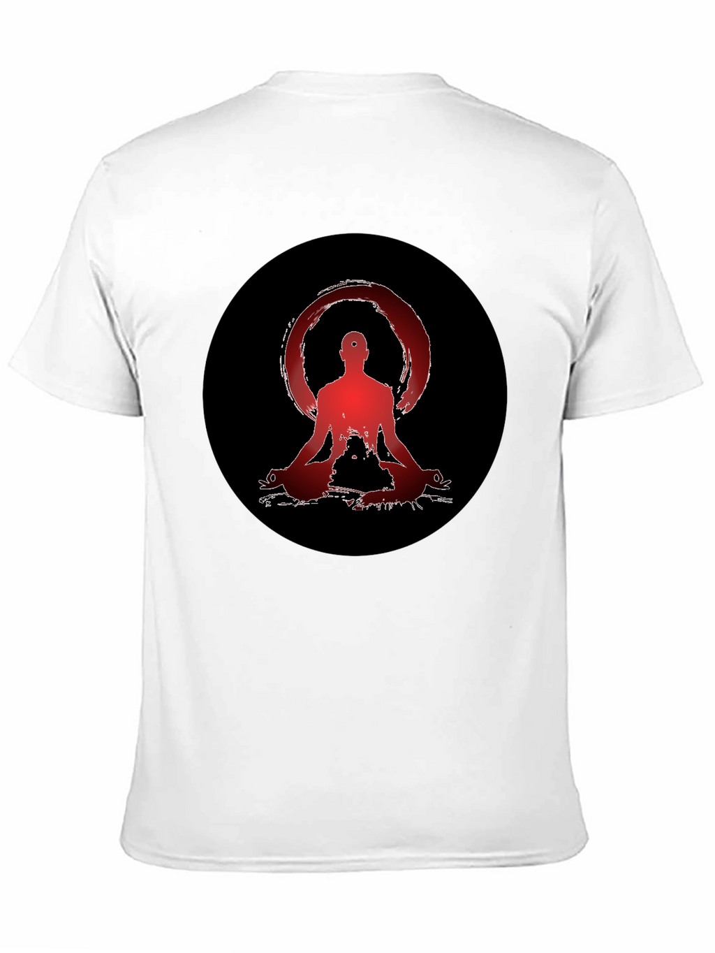 Zen Meditation Graphic Tee - Unisex Black T-Shirt