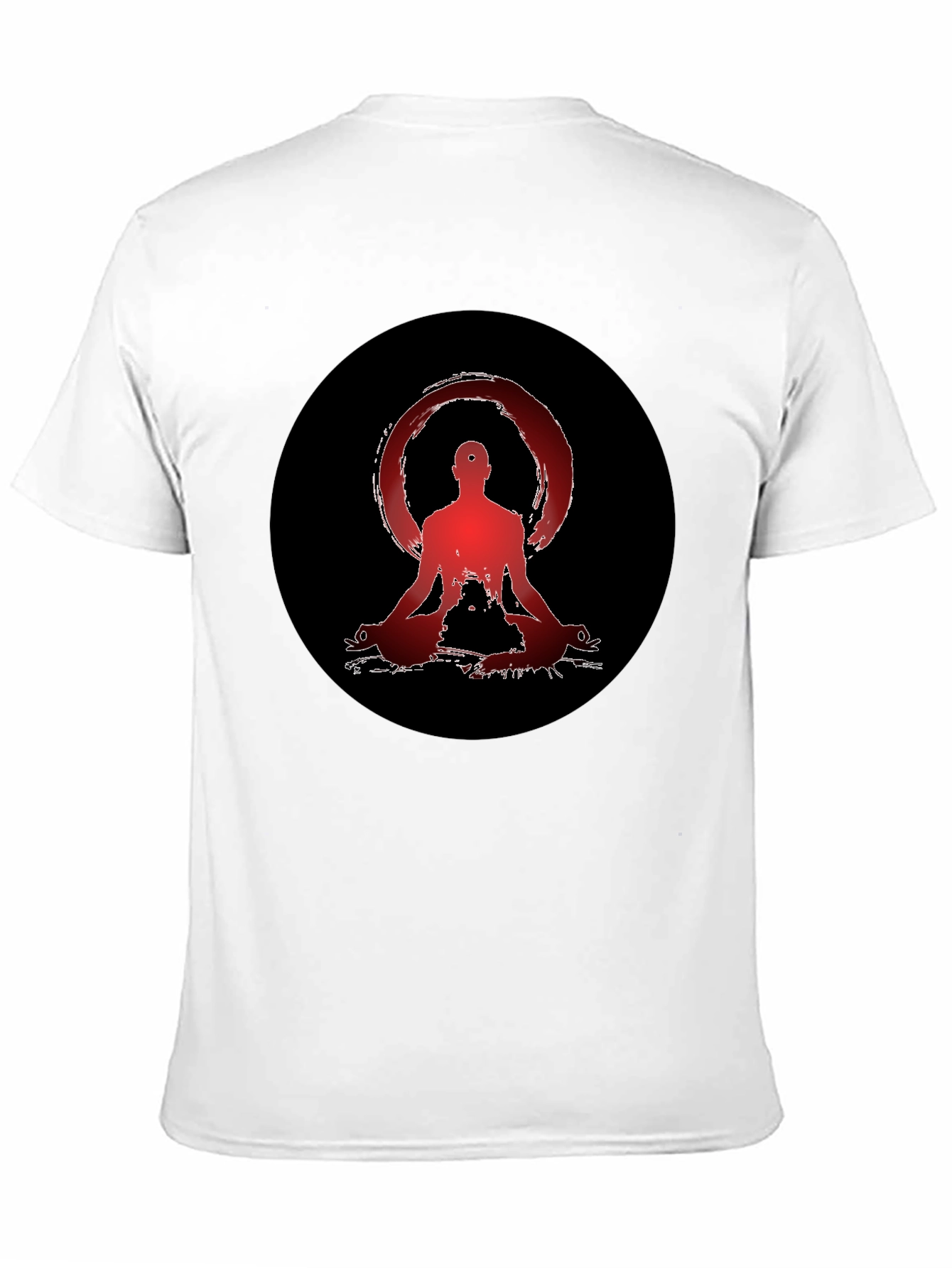 Zen Meditation Graphic Tee - Unisex Black T-Shirt