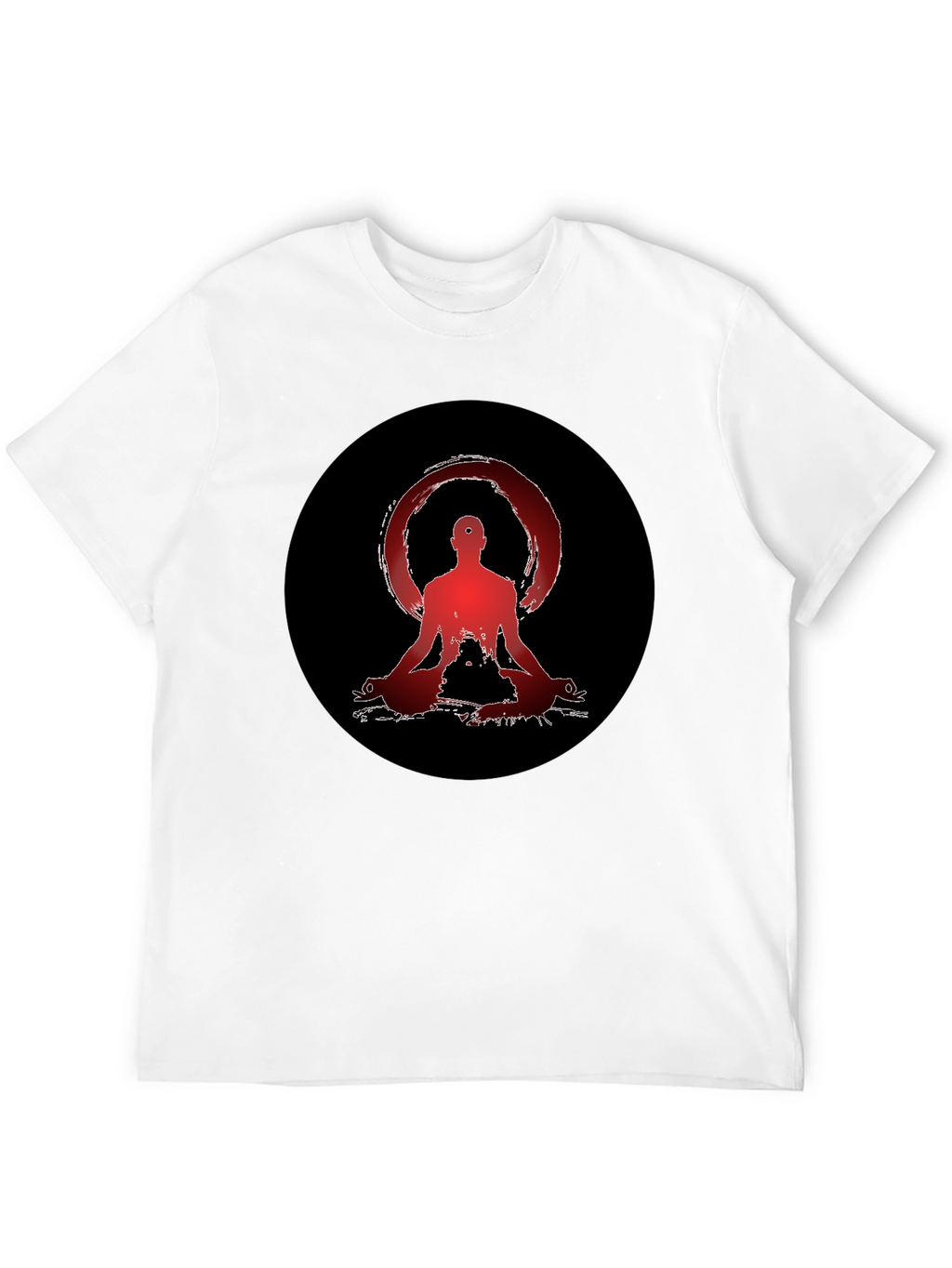 Zen Meditation Graphic Tee - Unisex Black T-Shirt