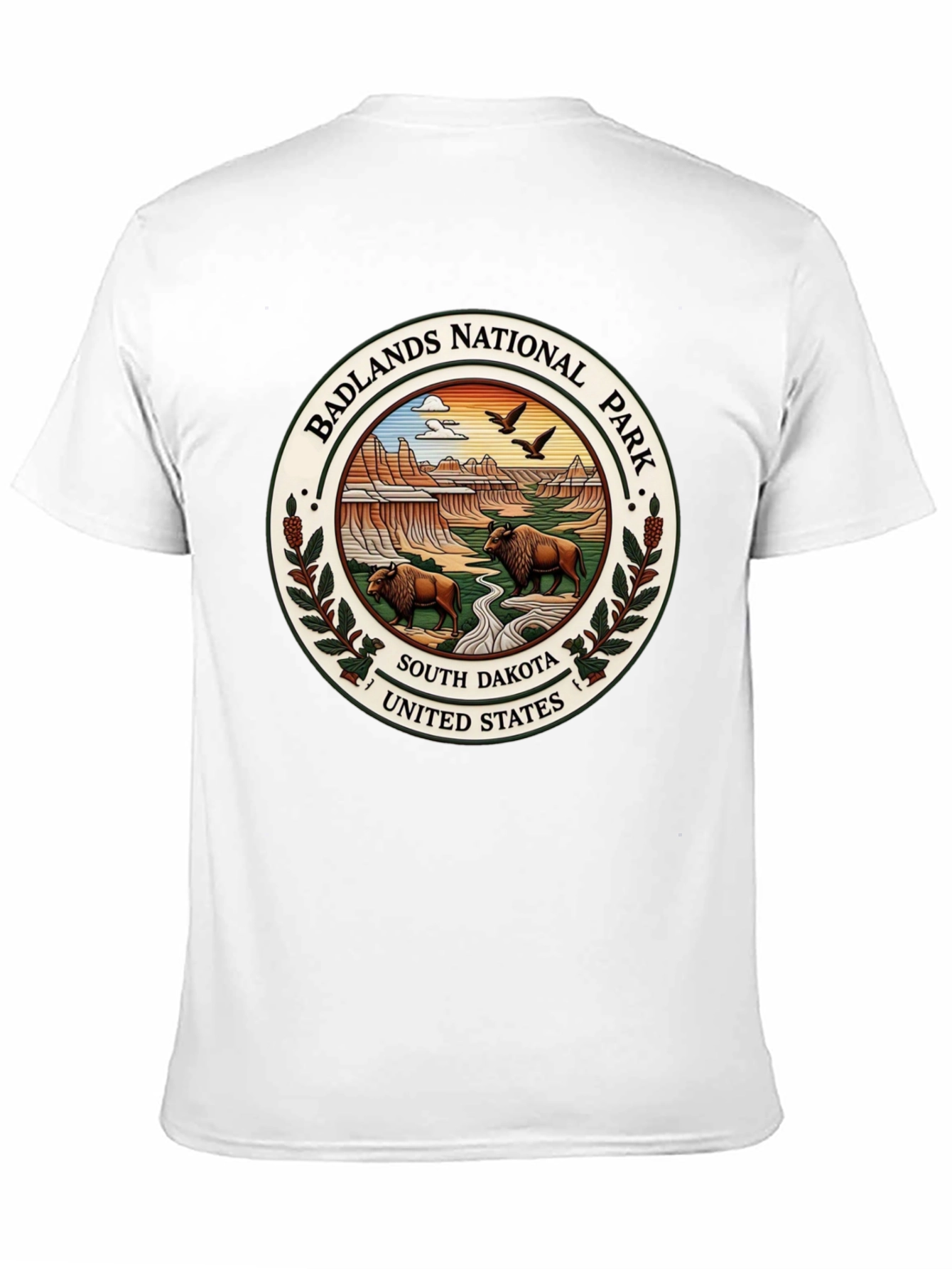 Badlands National Park Tee - South Dakota Bison Design