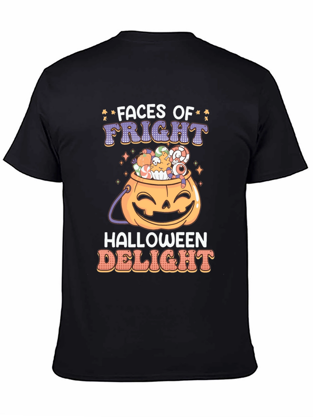 Faces of Fright Halloween Graphic Tee