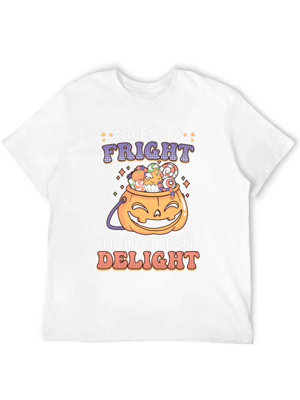 Faces of Fright Halloween Graphic Tee