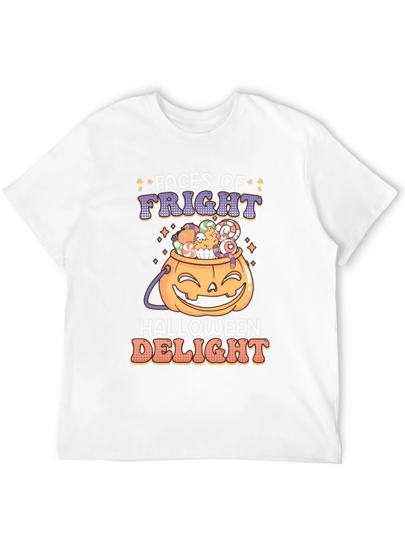 Faces of Fright Halloween Graphic Tee