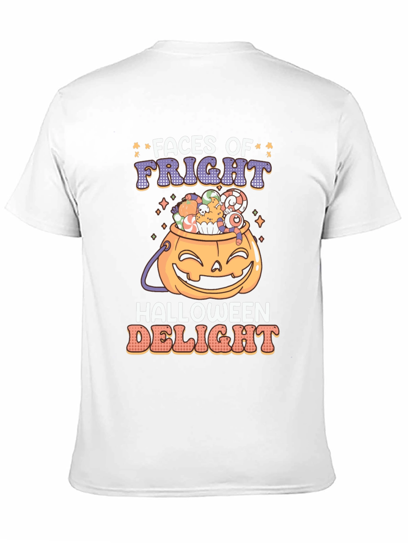 Faces of Fright Halloween Graphic Tee