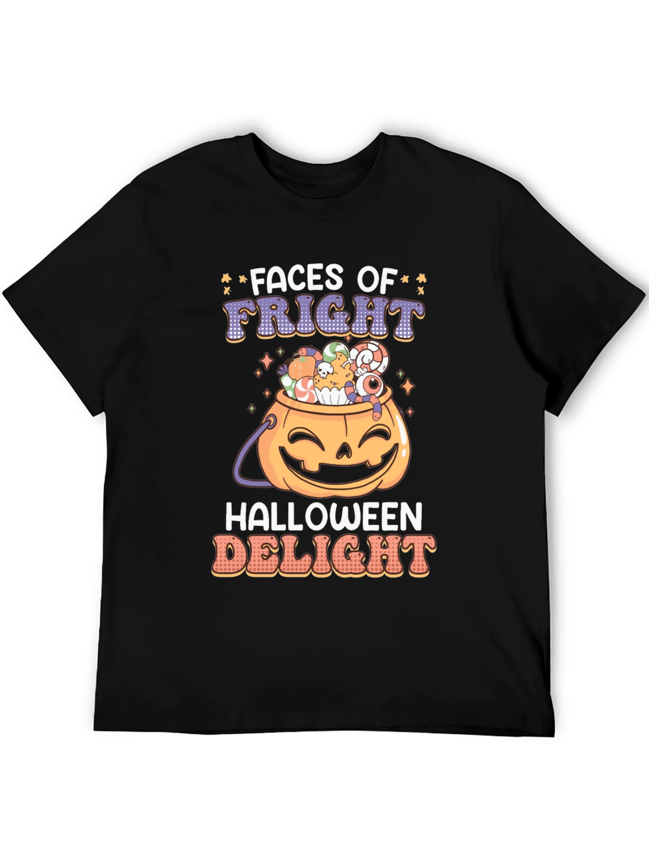 Faces of Fright Halloween Graphic Tee