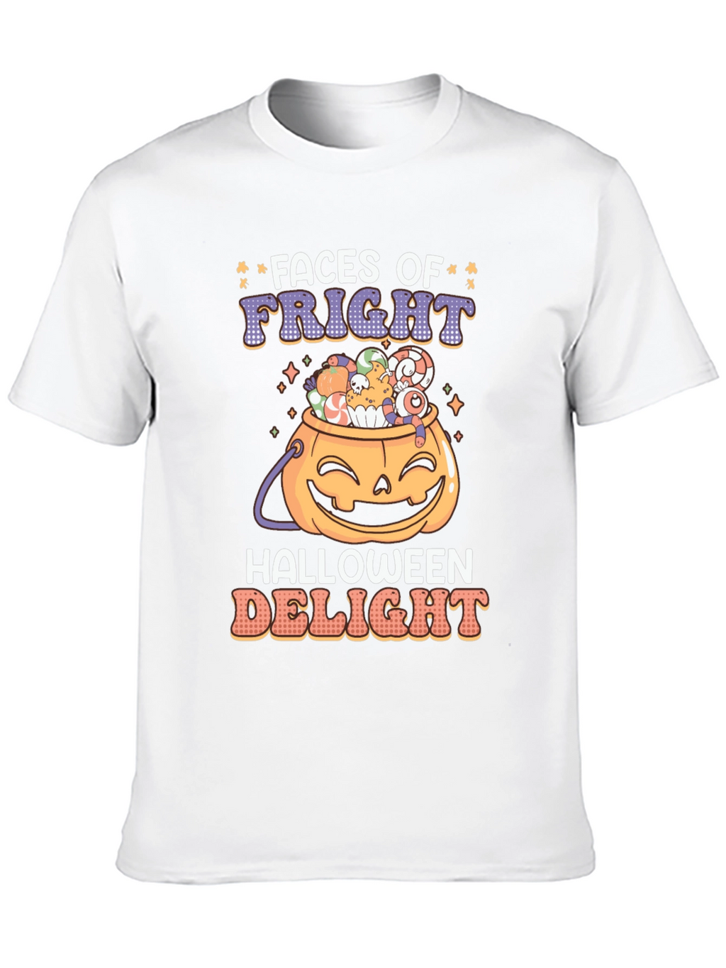 Faces of Fright Halloween Graphic Tee