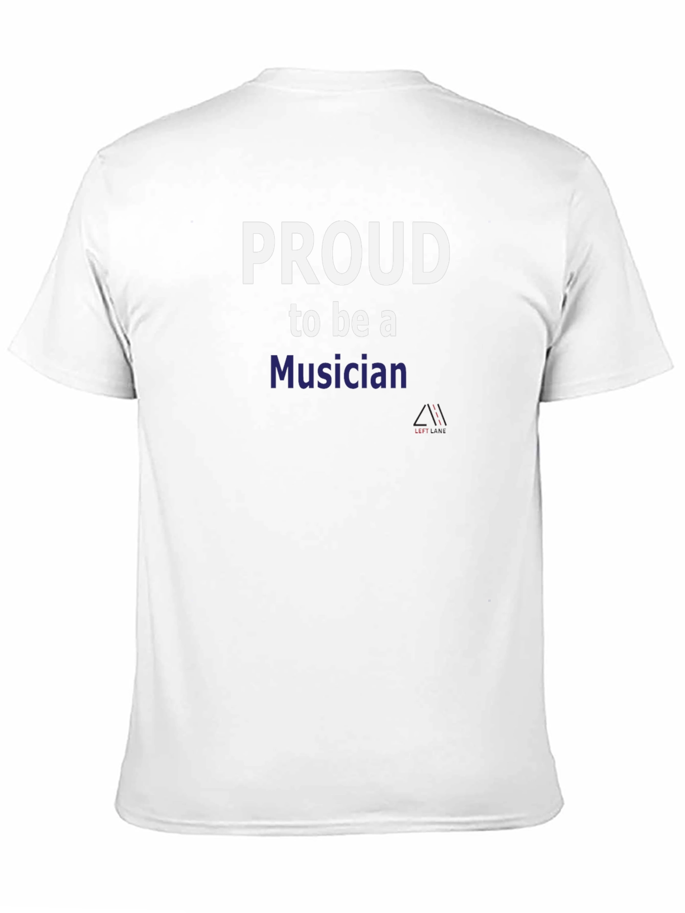 Proud Musician Black Tee - Music Lovers Statement Shirt