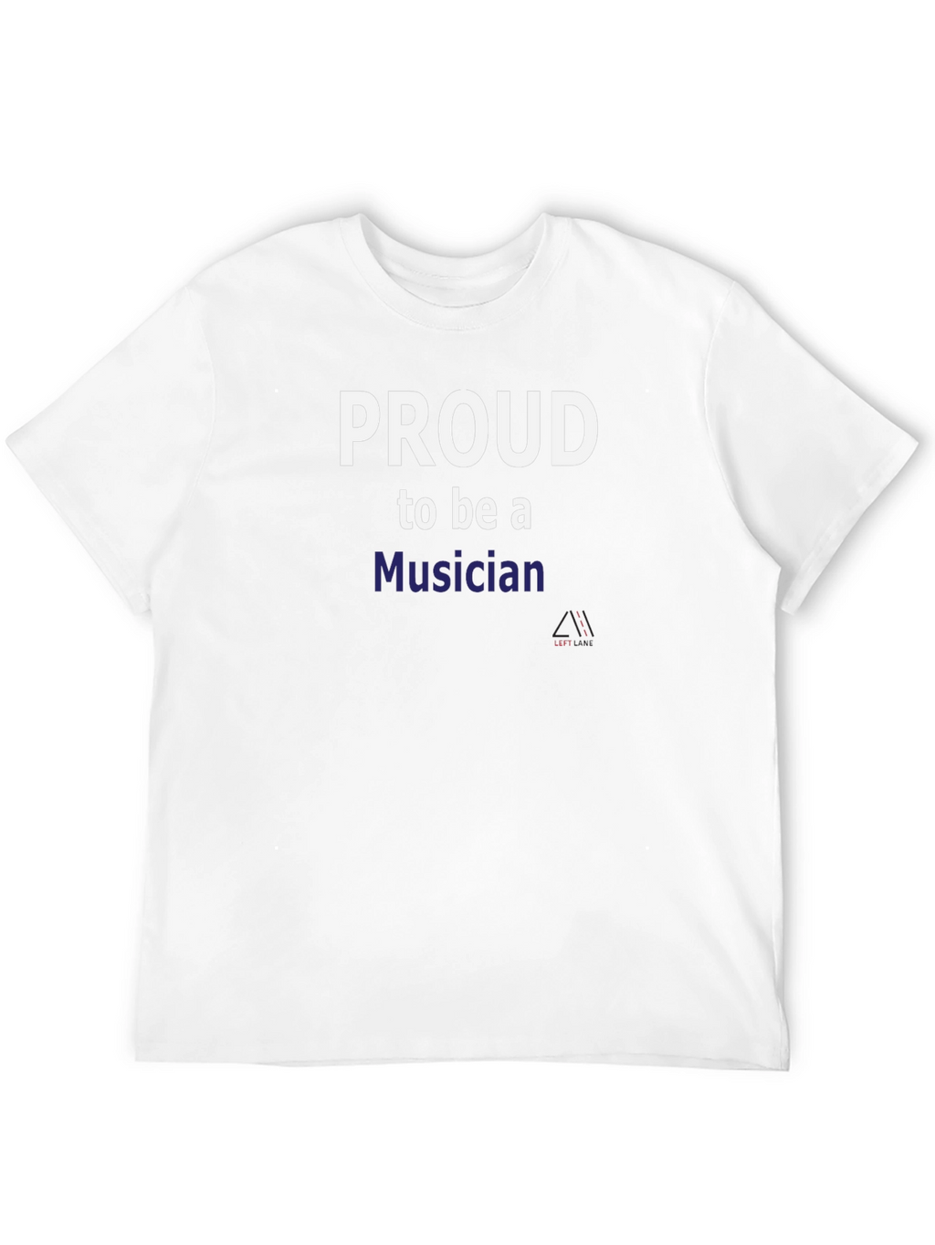 Proud Musician Black Tee - Music Lovers Statement Shirt