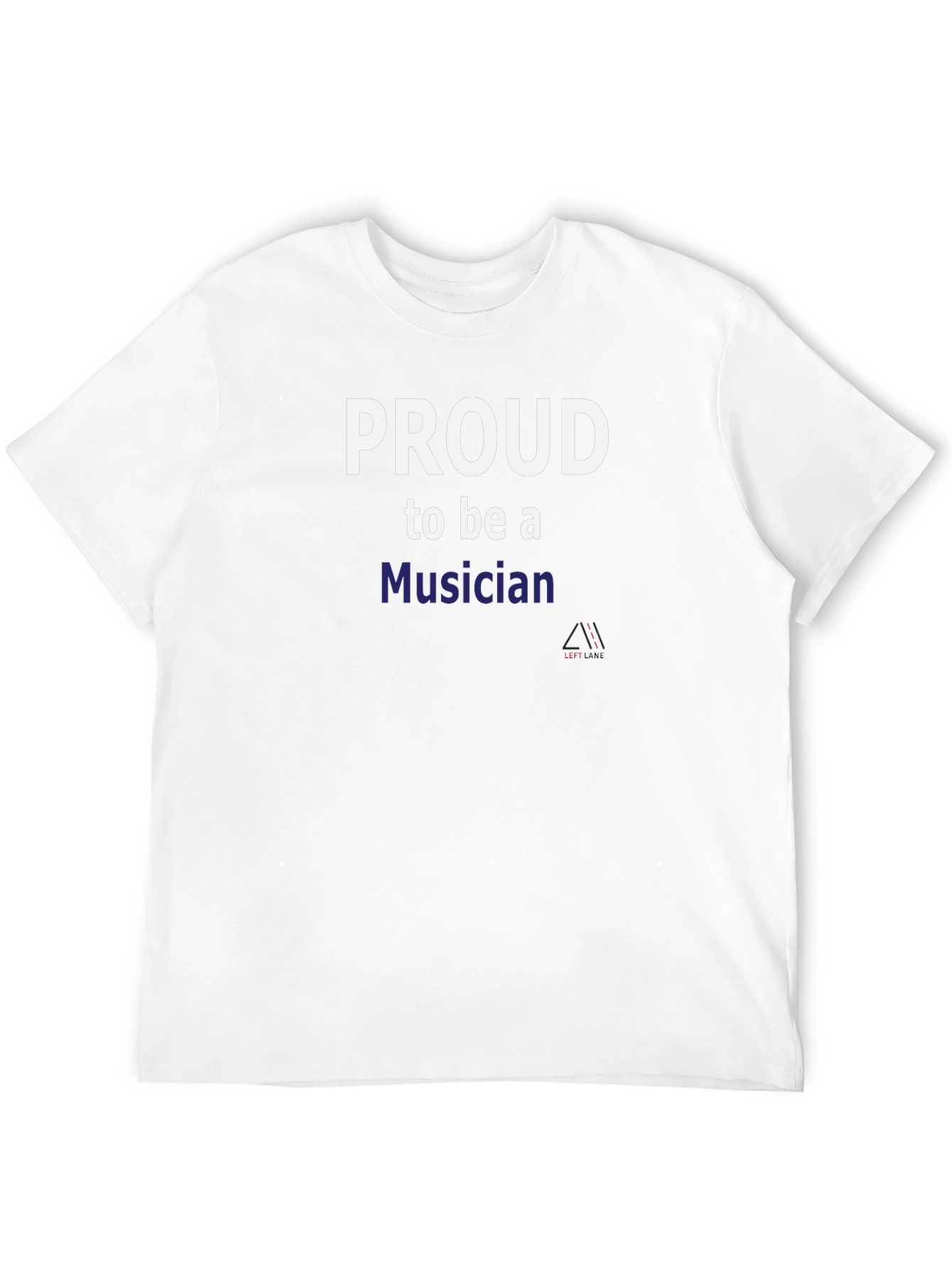 Proud Musician Black Tee - Music Lovers Statement Shirt