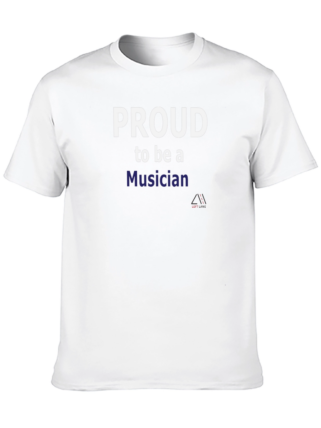 Proud Musician Black Tee - Music Lovers Statement Shirt