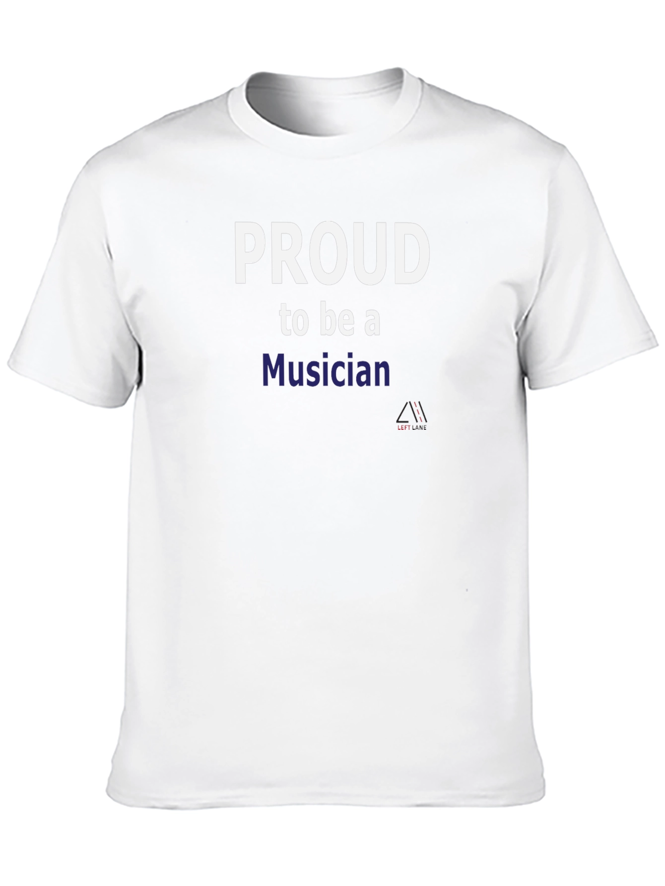 Proud Musician Black Tee - Music Lovers Statement Shirt
