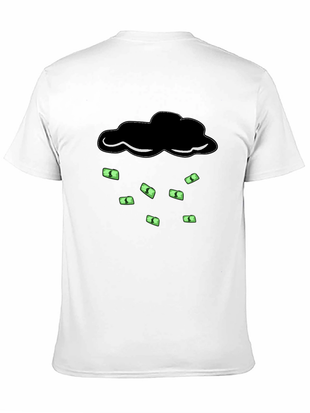 Money Rain Cloud T-Shirt - Black Graphic Tee