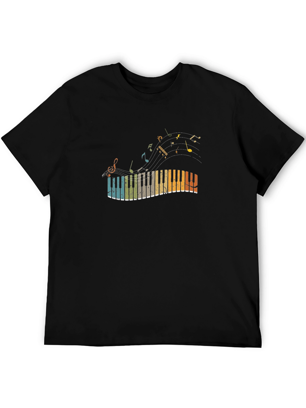 Retro Piano Music T-Shirt