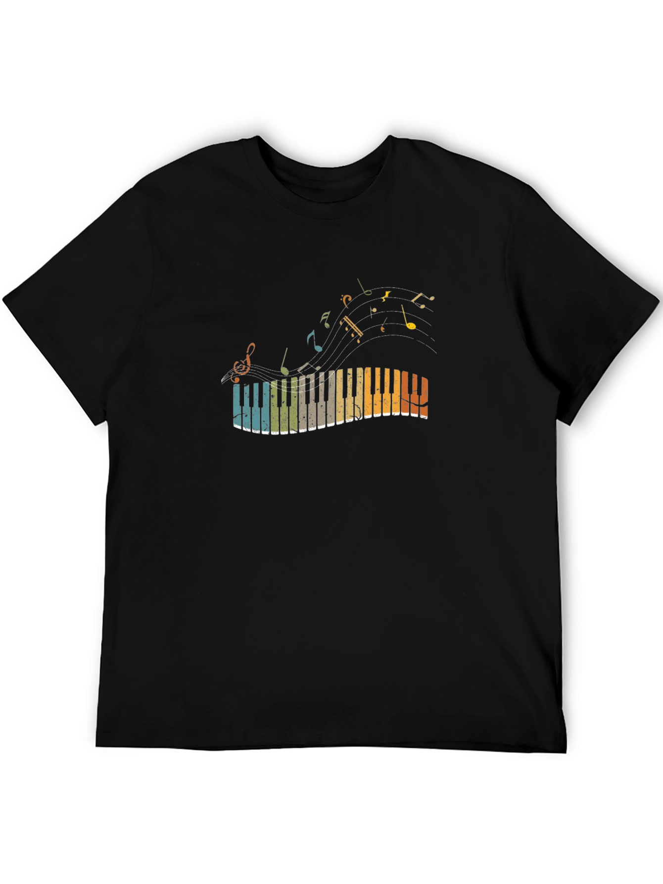 Retro Piano Music T-Shirt