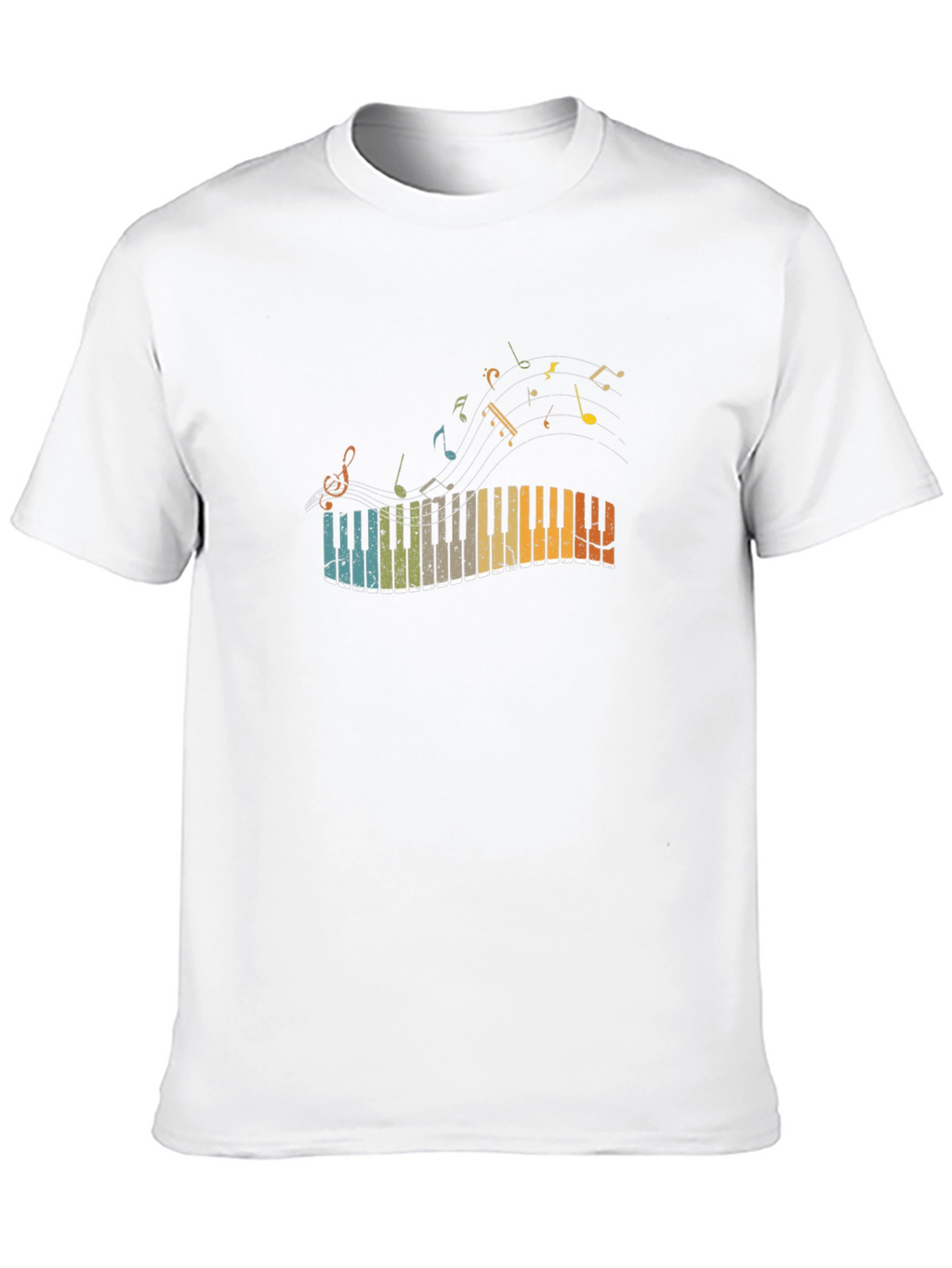Retro Piano Music T-Shirt