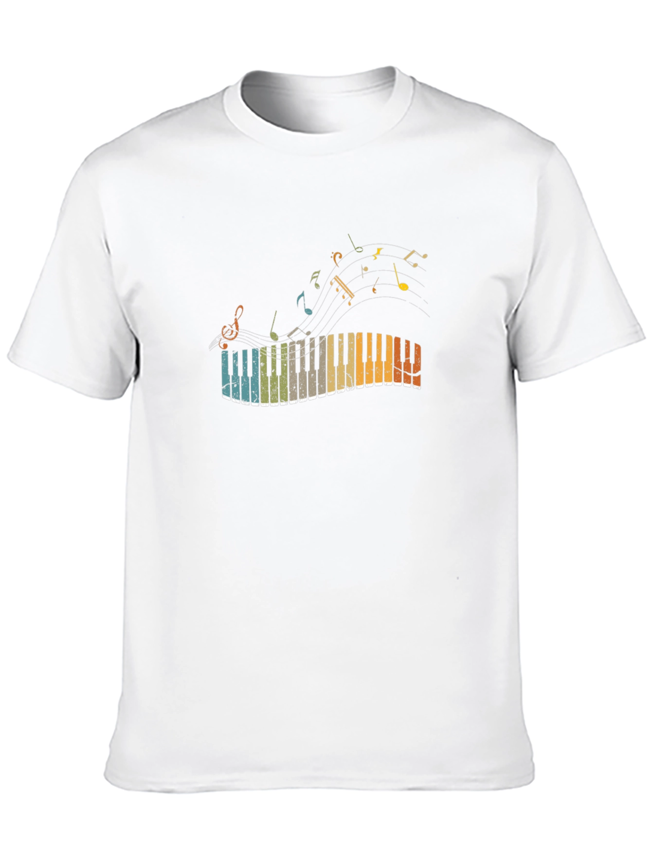 Retro Piano Music T-Shirt