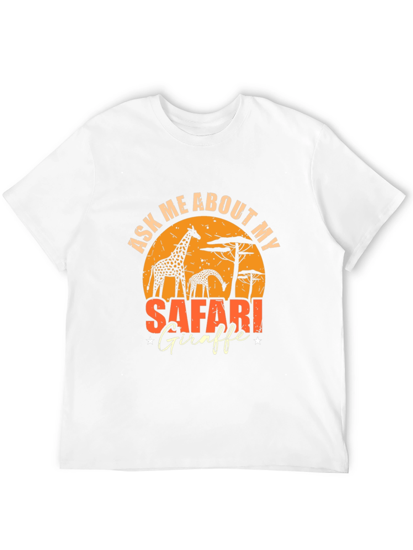 Safari Giraffe Graphic T-Shirt