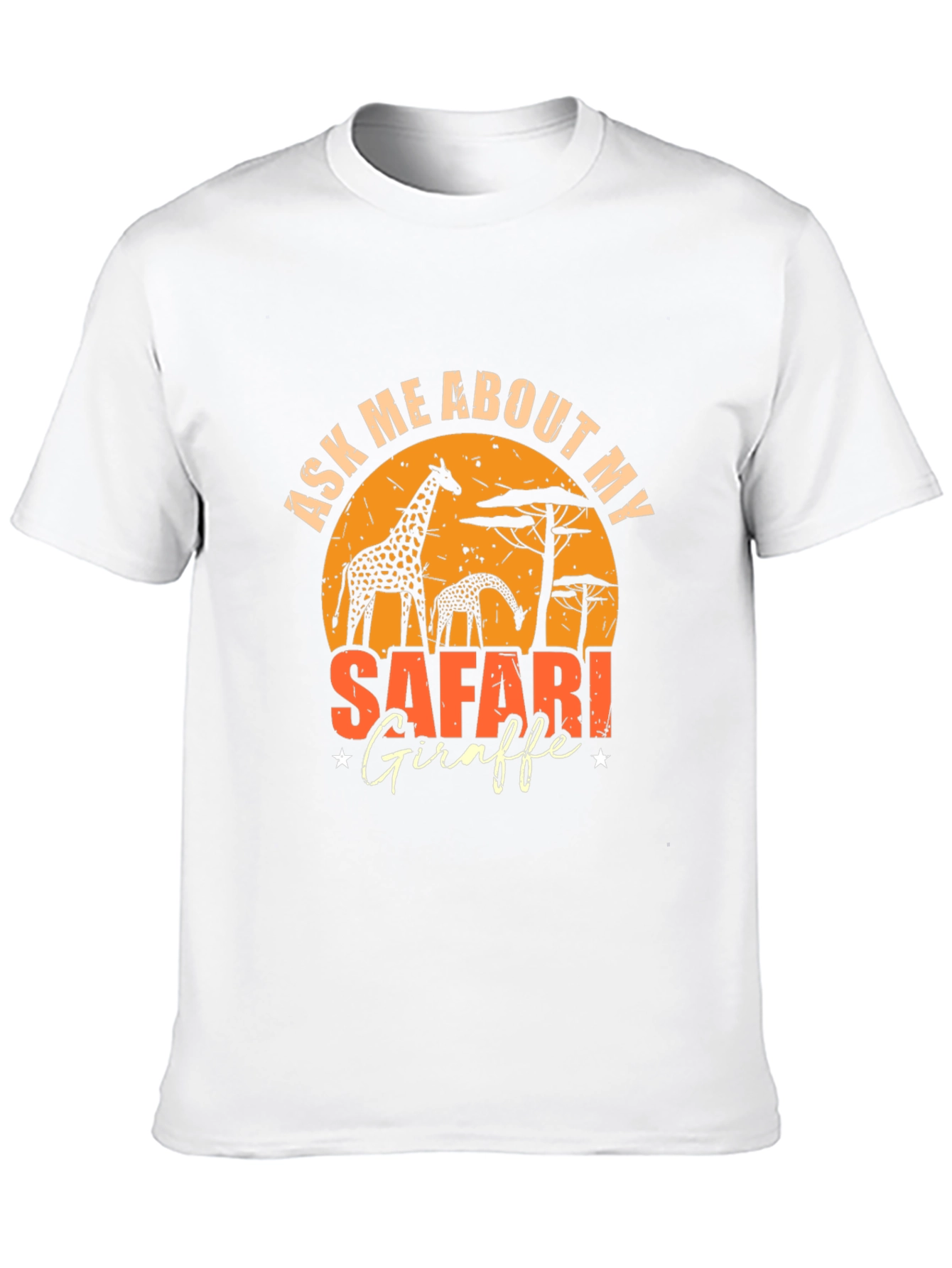 Safari Giraffe Graphic T-Shirt