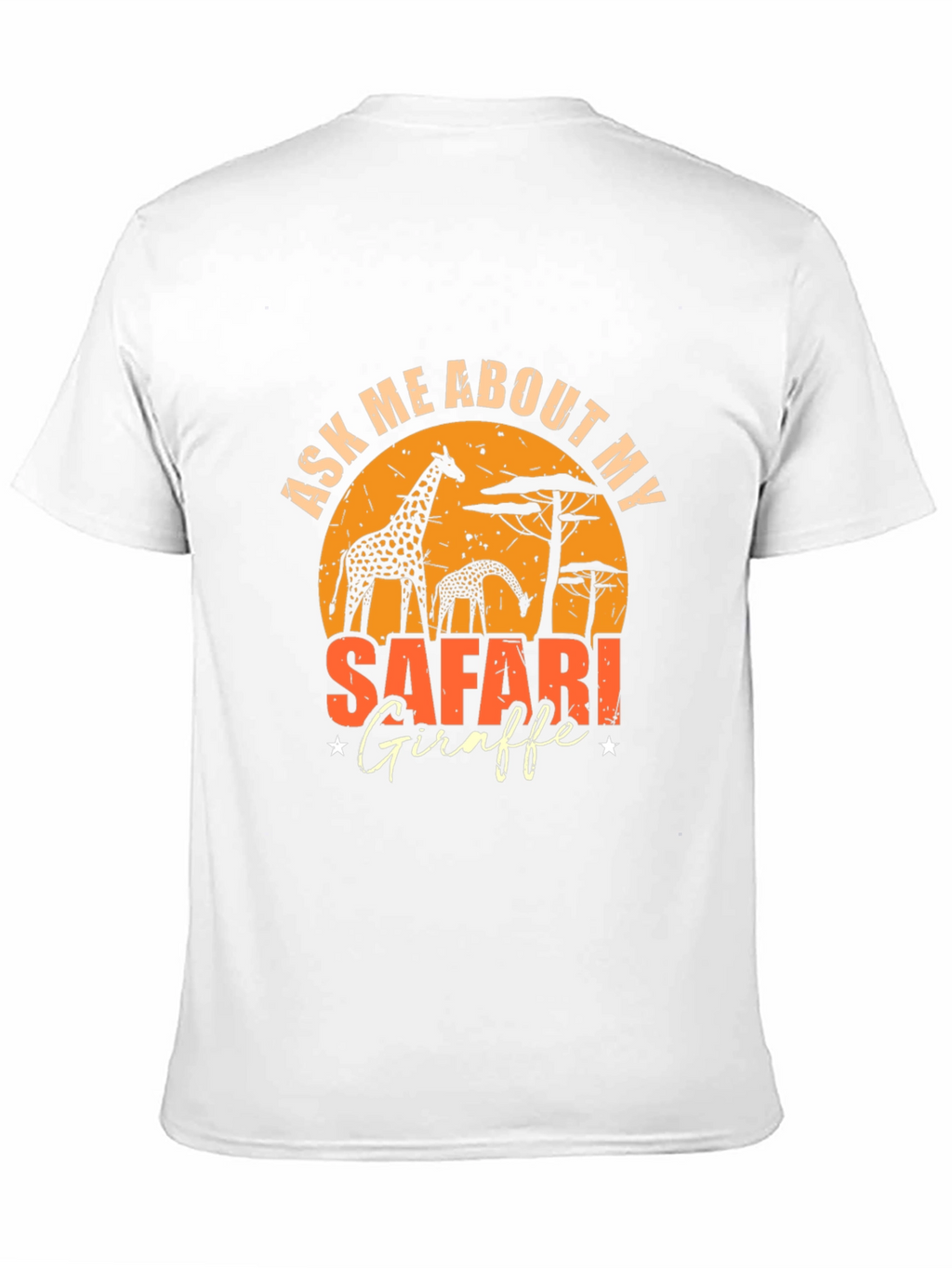 Safari Giraffe Graphic T-Shirt
