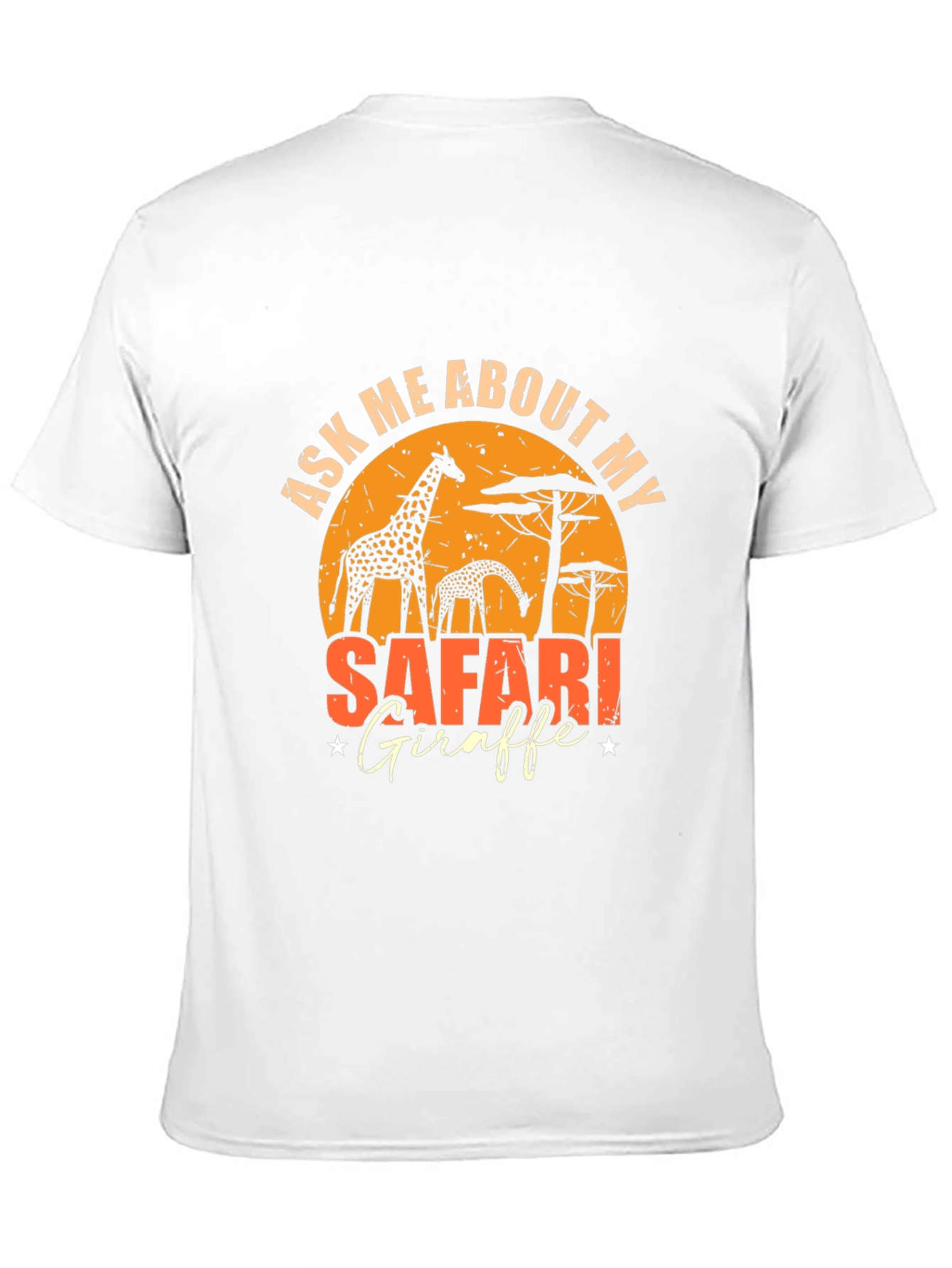 Safari Giraffe Graphic T-Shirt