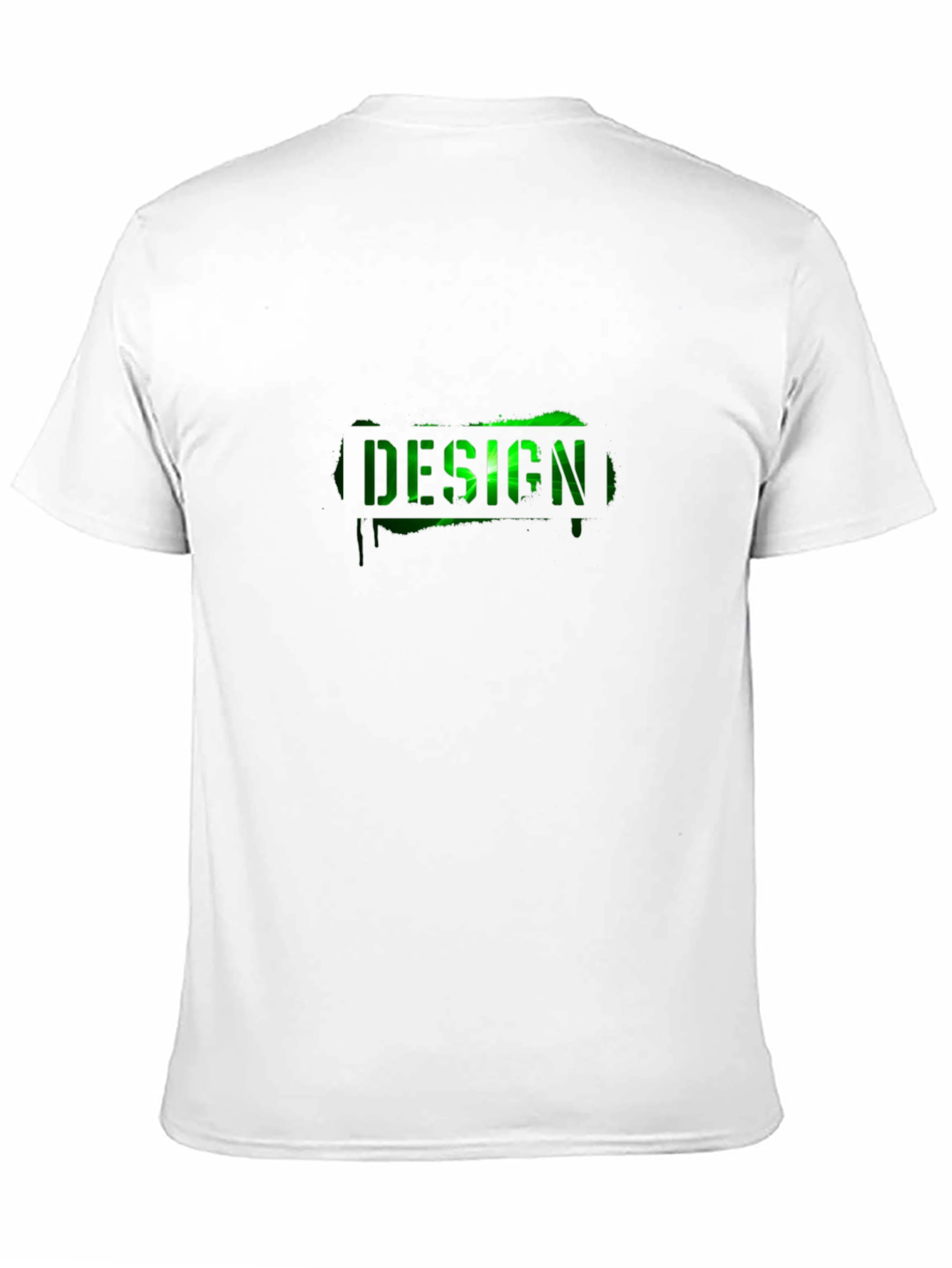 DESIGN Graphic Tee - Black Cotton T-Shirt