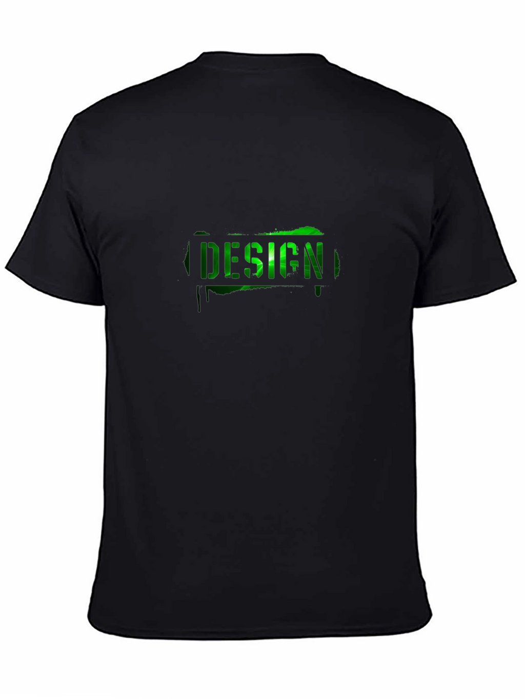 DESIGN Graphic Tee - Black Cotton T-Shirt