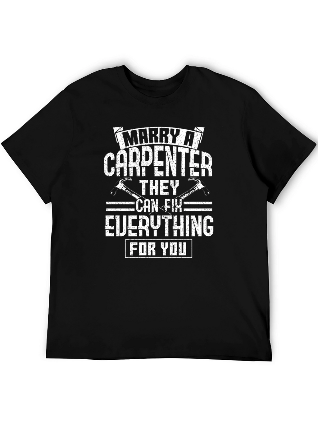 Marry a Carpenter Black T-Shirt