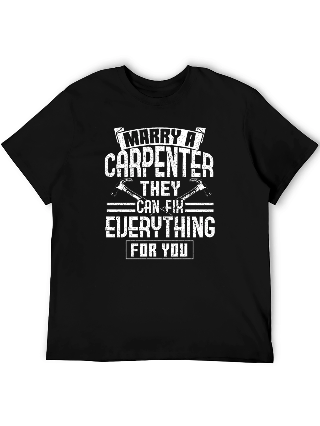 Marry a Carpenter Black T-Shirt